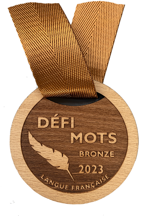 Mdaille de bronze Dfi'Mots